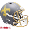 New Orleans Saints Helmet Riddell Replica Full Size Speed Style Slate Alternate