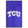 TCU Horned Frogs 3X5 High-Traffic Mat with Durable Rubber Backing - Portrait Orientation