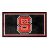 NC State Wolfpack 3ft. x 5ft. Plush Area Rug, NSC Logo