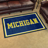 Michigan Wolverines 4ft. x 6ft. Plush Area Rug