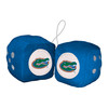 Florida Gators Team Color Fuzzy Dice D√©cor 3" Set