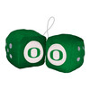 Oregon Ducks Team Color Fuzzy Dice D√©cor 3" Set
