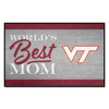 Virginia Tech Hokies World's Best Mom Starter Mat Accent Rug - 19in. x 30in.