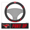 SMU Mustangs Steering Wheel Cover Embroidered NCAA Auto Accessory
