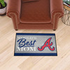 Atlanta Braves World's Best Mom Starter Mat Accent Rug - 19in. x 30in. A Cap Logo