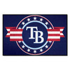Tampa Bay Rays Starter Mat Accent Rug - 19in. x 30in. Patriotic Starter Mat Rays Primary Logo