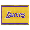 Los Angeles Lakers 5ft. x 8 ft. Plush Area Rug "Lakers" Wordmark