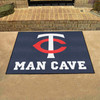 Minnesota Twins Man Cave All-Star Rug - 34 in. x 42.5 in. TC Cap Logo