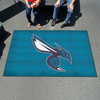 Charlotte Hornets Ulti-Mat Rug - 5ft. x 8ft. Side Facing Hornet Secondary Logo