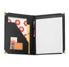 San Francisco 49ers Black Padfolio Portfolio Organizer Business Folder Fan Gear