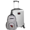 Arizona Cardinals Silver Deluxe 2 Piece Backpack & Carry-On Set