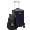 Cincinnati Bengals Deluxe 2 Piece Backpack & Carry-On Set