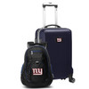 New York Giants Deluxe 2 Piece Backpack & Carry-On Set