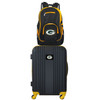 Green Bay Packers Premium 2 Piece Backpack & Carry-On Set