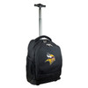 Minnesota Vikings 19" Premium Wheeled Backpack - Black