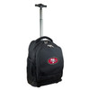 San Francisco 49ers 19" Premium Wheeled Backpack - Black