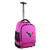 Houston Texans 19" Premium Wheeled Backpack - Pink