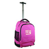 New York Giants 19" Premium Wheeled Backpack - Pink
