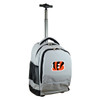 Cincinnati Bengals 19" Premium Wheeled Backpack - Silver