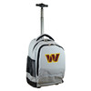 Washington Commanders 19" Premium Wheeled Backpack - Silver