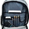 Washington Commanders 19" Premium Wheeled Backpack - Silver