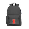 Illinois Fighting Illini Campus Laptop Backpack - Gray