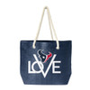 Houston Texans Love Tote Bag NFL Fan Tote Travel Shopping Bag
