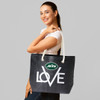New York Jets Love Tote Bag NFL Fan Tote Travel Shopping Bag