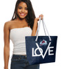 Colorado Avalanche Love Tote Bag NHL Fan Tote Travel Shopping Bag