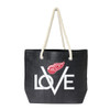 Detroit Red Wings Love Tote Bag NHL Fan Tote Travel Shopping Bag