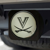 Virginia Cavaliers Black Metal Hitch Cover with Metal Chrome 3D Emblem