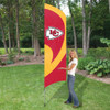 Kansas City Chiefs Tall Team Flag Kit