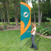 Miami Dolphins Tall Team Flag Kit