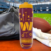 Washington Commanders Squeezy Water Bottle Sports Drink Bottle Fan Gear