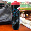 Miami Marlins Squeezy Water Bottle Sports Drink Bottle Fan Gear