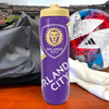 Orlando City SC Squeezy Water Bottle Sports Drink Bottle Fan Gear