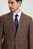 Stacy Adams 3-Piece Plaid Suit Hybrid Fit - Brown (SM159H1)