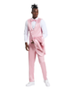 Men's 3-Piece Peak Lapel Suit - Dusty Rose