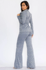 Women's 2-Piece Solid Pant and Blazer Set