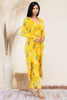 Women's 3-Piece Pant & Duster Set - Graffiti