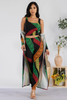 Women's 3-Piece Pant & Duster Set - VERS