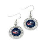 NHL Columbus Blue Jackets Dimple Earrings