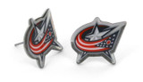 NHL Columbus Blue Jackets Logo Post Earrings