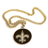 NFL New Orleans Saints Team Emblem Fan Chain Necklace