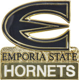 NCAA Emporia State Hornets Team Logo Pin