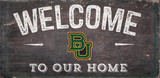 Baylor Bears Sign Wood 6x12 Welcome To Our Home Design