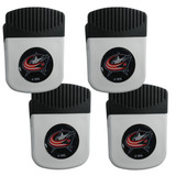 Columbus Blue Jackets Clip Magnet with Bottle Opener, 4 pack