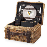 Pittsburgh Penguins Champion Picnic Basket, (Black with Brown Accents)