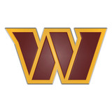 Washington Commanders 3D Color Metal Emblem W Primary Logo