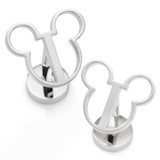 Mickey Mouse Silhouette Cutout Cufflinks